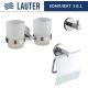 Набор аксессуаров для ванной Lauter 21SH72081 + 21SH72091 + 21SH72101 Chrome, 3 предмета