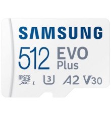 Карта памяти Samsung EVO Plus 2024 microSDXC 512GB с адаптером