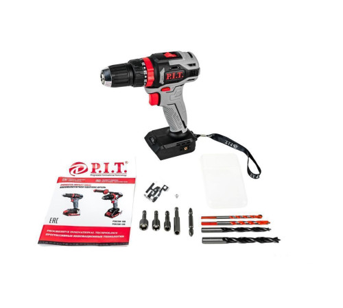Ударная дрель-шуруповерт P.I.T. PSB20H-10B без АКБ
