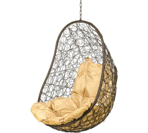 Подвесное кресло BiGarden Easy BS без стойки коричневый/бежевый