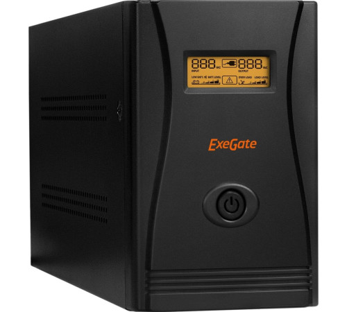 Источник бесперебойного питания ExeGate SpecialPro Smart LLB-1200.LCD.AVR.C13.RJ.USB