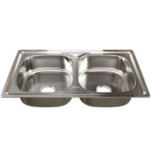 Кухонная мойка Mixline 532312 полированная, 0.8 мм