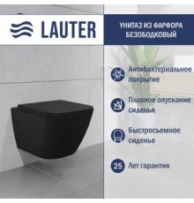 Унитаз подвесной Lauter Nuremberg 21811B черный