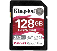 Карта памяти Kingston Canvas React Plus V60 SDXC 128GB