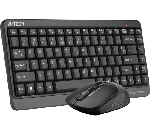 Офисный набор A4Tech Fstyler FG1110 черный/серый