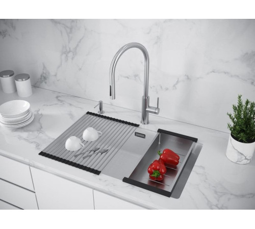 Кухонная мойка Paulmark Lumi LU74SK-WH