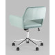 Офисное кресло Stool Group Ross chrome velvet Olive 61 велюр серо-зеленый