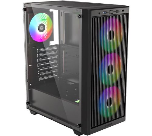 Корпус ID-Cooling Ware 310 ARGB черный