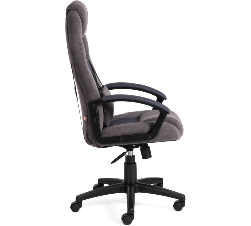 Кресло TetChair Driver флок/ткань, серый