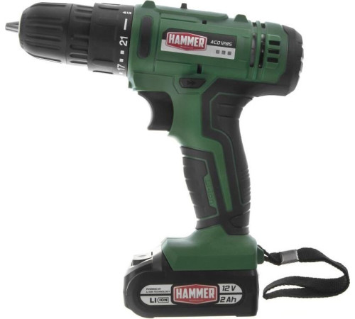 Дрель-шуруповерт Hammer ACD12BS с 2-мя АКБ
