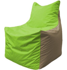 Кресло-мешок Flagman Фокс Ф2.1-186 салатовый/бежевый