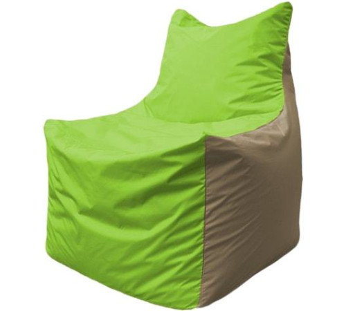 Кресло-мешок Flagman Фокс Ф2.1-186 салатовый/бежевый