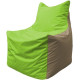 Кресло-мешок Flagman Фокс Ф2.1-186 салатовый/бежевый
