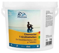 Химия для бассейна Chemoform Кемохлор T в таблетках по 200г 5кг