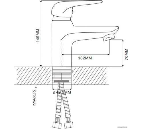 Смеситель Ekko E10102