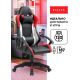 Игровое геймерское кресло byRoom Game Nerf GF-8066-BRW черный/красный/белый