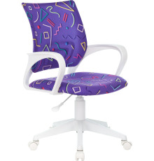 Компьютерное кресло Бюрократ Burokids 1W 1920838 фиолетовый Sticks 08/пластик белый