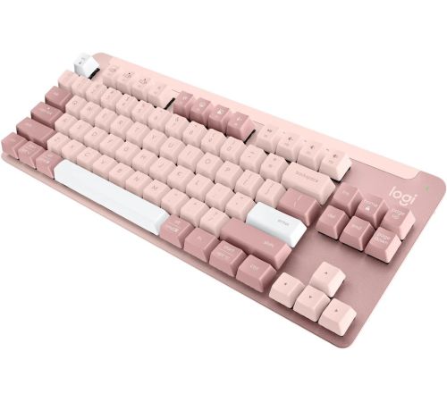 Клавиатура Logitech K855 920-011072 розовый, с гравировкой