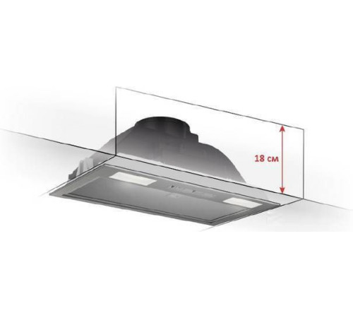 Кухонная вытяжка Elikor Pandora 52П-450 КВ 231044 серый