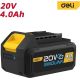 Аккумулятор Deli EDL-DC20A4 20В/4 Ah