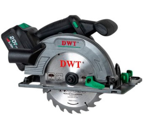 Дисковая циркулярная пила DWT AHKP-20-165 DN-4 BMC с 2-мя АКБ, кейс