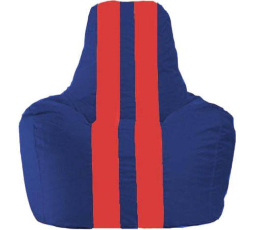 Кресло-мешок Flagman Спортинг С1.1-122 синий/красный