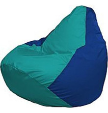 Кресло-мешок Flagman Груша Медиум Г1.1-291 бирюзовый/синий