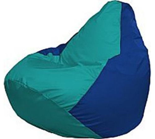 Кресло-мешок Flagman Груша Медиум Г1.1-291 бирюзовый/синий