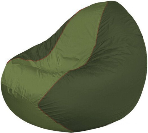 Кресло-мешок Flagman Classic К2.1-219 оливковый темный/оливковый