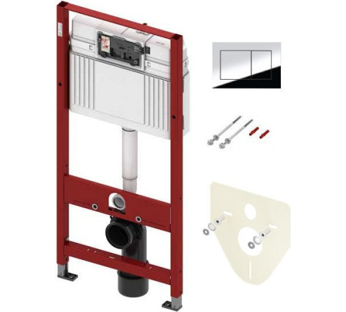 Унитаз подвесной Grado GD-W201T + TECE Kit 9400412 с кнопкой смыва