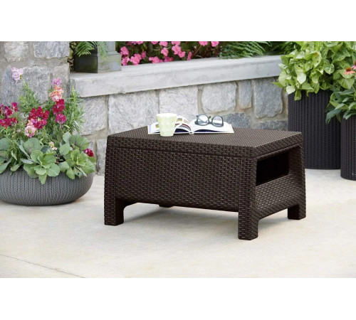 Стол Keter Corfu Table 207786 коричневый