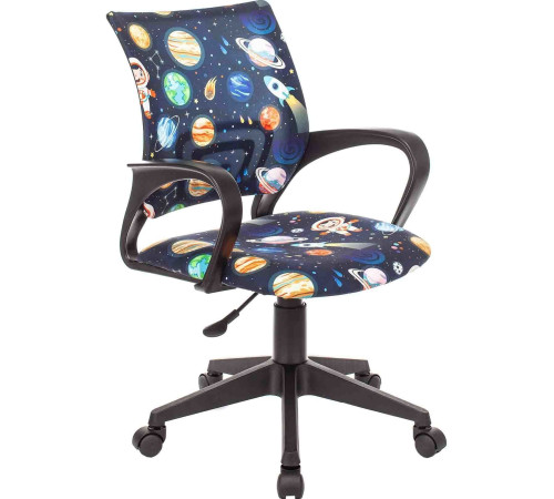 Компьютерное кресло Бюрократ Burokids 1 черный космонавт