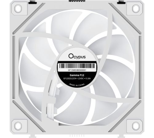 Комплект вентиляторов для корпуса Ocypus Gamma F12 Uni WH ARGB Reverse Blade 3IN1
