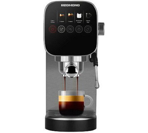 Рожковая кофеварка Redmond Редмонд CM701 сталь