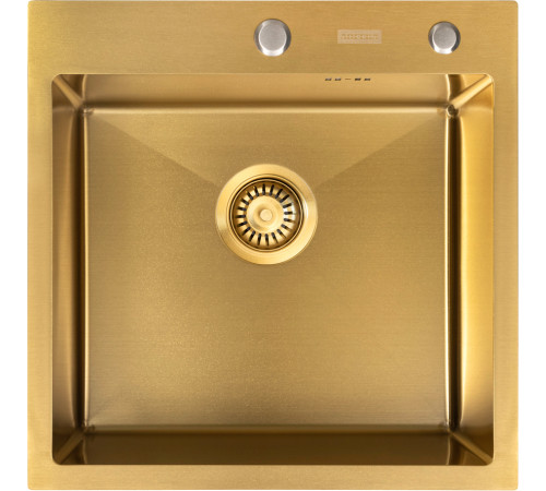 Кухонная мойка ARFEKA Eco AR 500*500 Golden PVD Nano