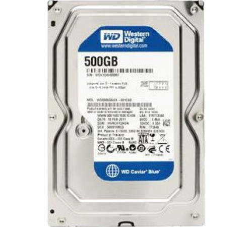 Жесткий диск  WD Blue 500GB [WD5000AZLX]