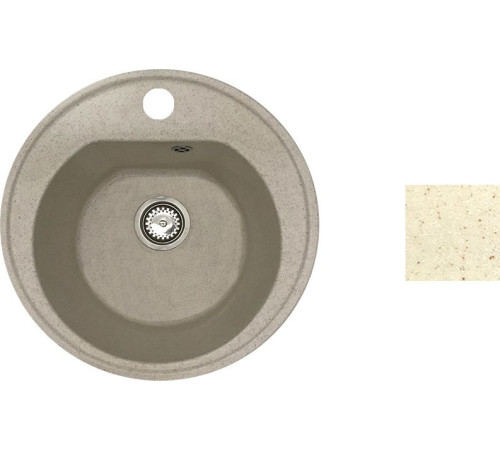 Кухонная мойка БелЭворс Traffic бежевый, без сифона