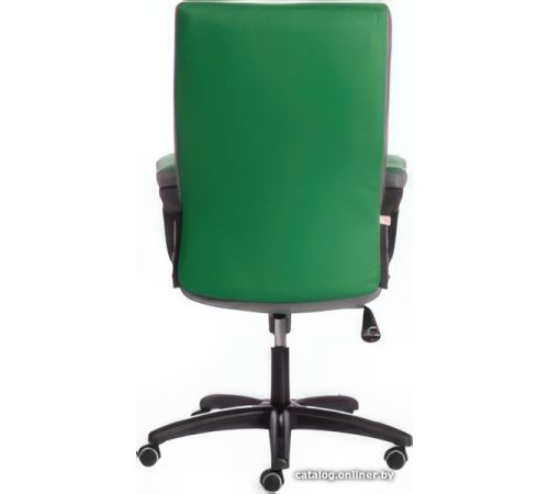 Офисное кресло TetChair Trendy кожзам/ткань, зеленый/серый