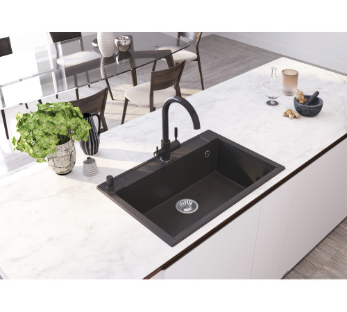 Кухонная мойка Polygran Argo-760 серый 14