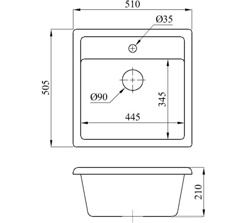 Кухонная мойка БелЭворс Rio грей