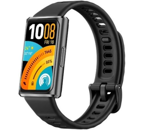 Фитнес-браслет Huawei Band 11 Pro черный, с черным силиконовым ремешком, международная версия