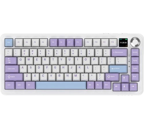 Клавиатура Ajazz AK820 Max Plus фиолетовый/белый/синий, Ajazz Murad