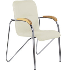 Офисный стул Brabix CF-105 532762 хром/бежевый