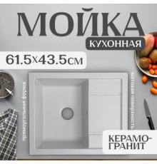 Кухонная мойка Saniteco Fortis серый