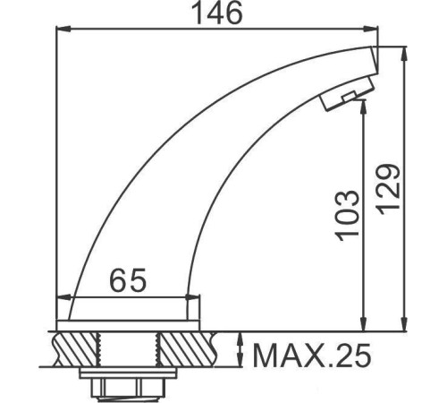 Смеситель Ledeme L1055-13