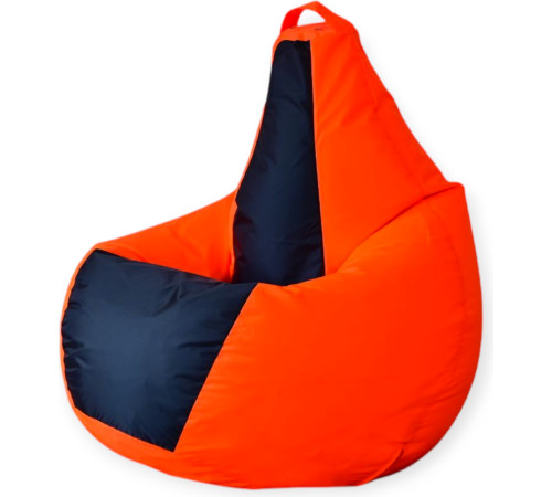 Кресло-мешок Mio Tesoro Груша Kombo XXL GF-130x85-OG оранжевый/графит