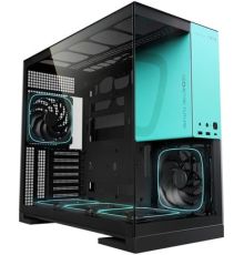 Корпус Geometric Future Model 5 5FAN черный/бирюзовый