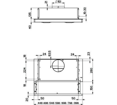 Кухонная вытяжка Faber Flox IX A45 315.0567.350