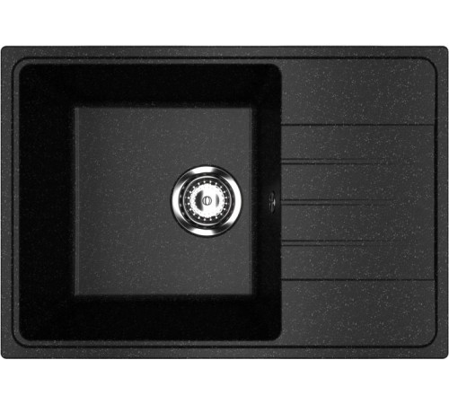 Кухонная мойка Mixline ML-GMU06 556732 черный камень