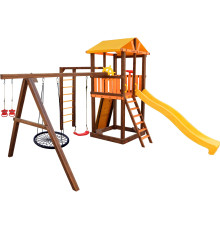 Игровой комплекс Perfetto Sport Pitigliano-7 + качели Паутина